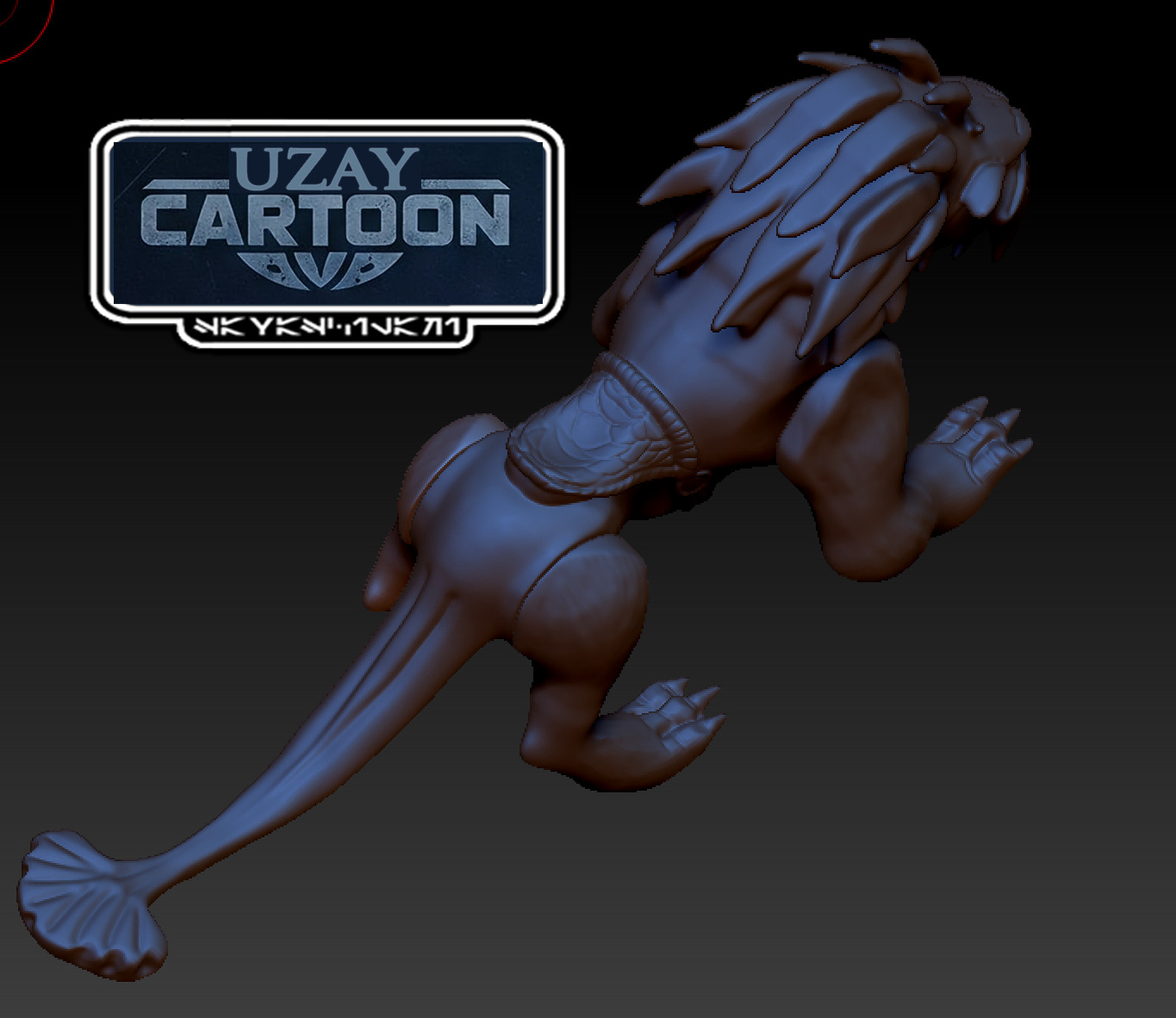 Clone wars narglath star wars 3D print model_1