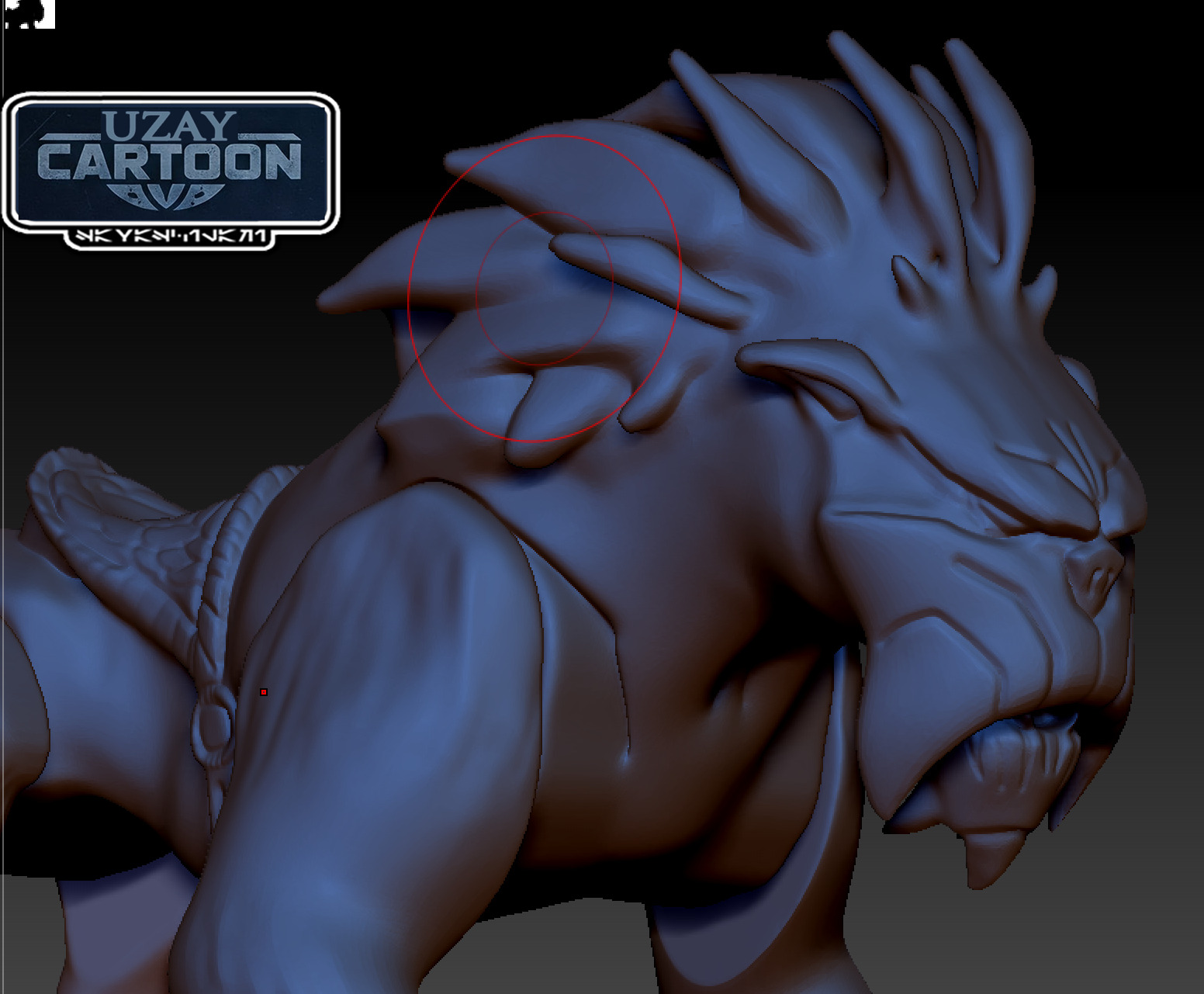 Clone wars narglath star wars 3D print model_2