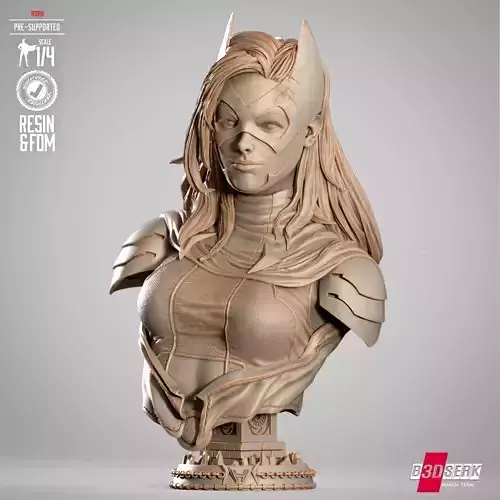 B3DSERK huntress Portrait Bust