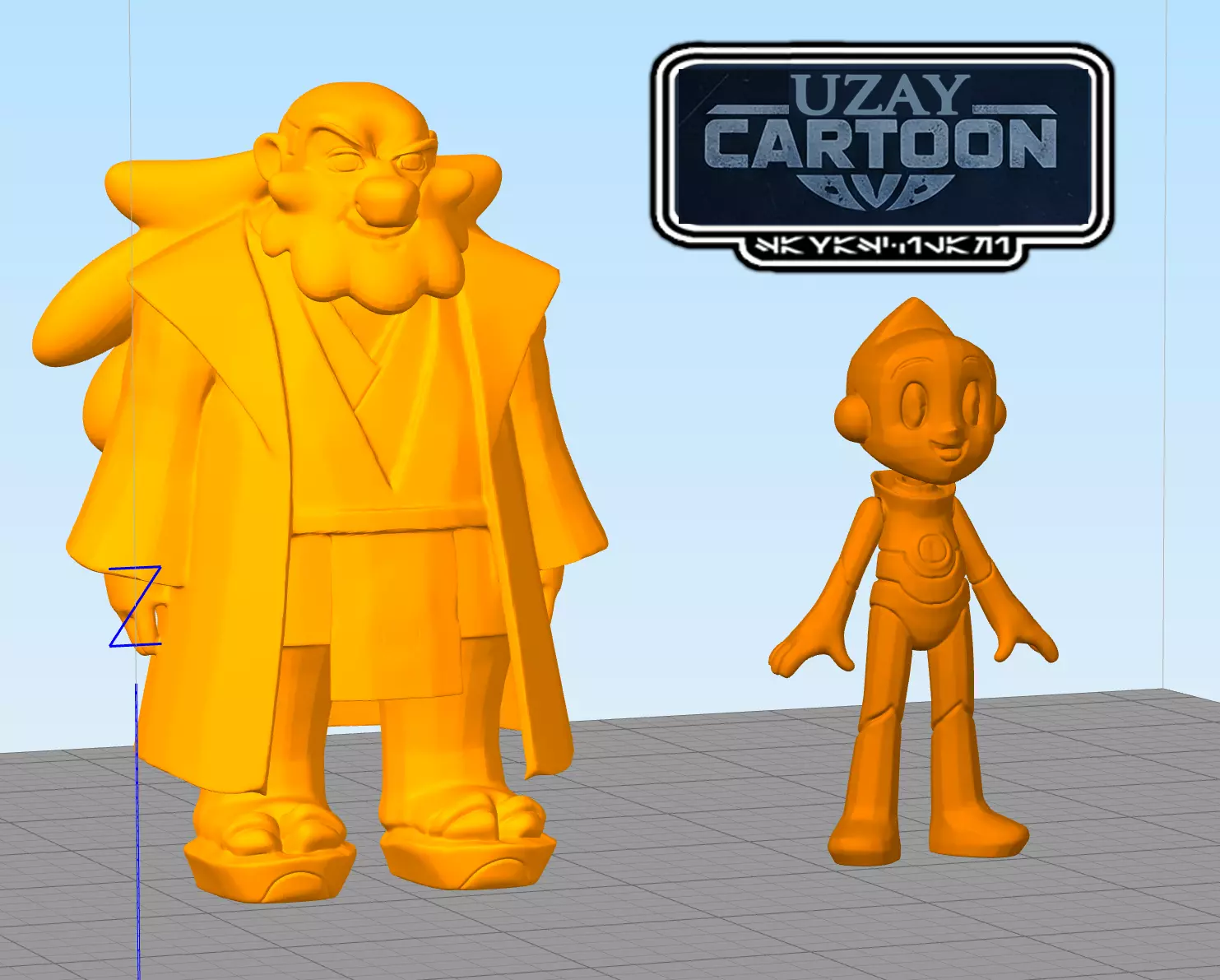 Star wars Visions T0b 1 anda Master mitaka 3D print model_0