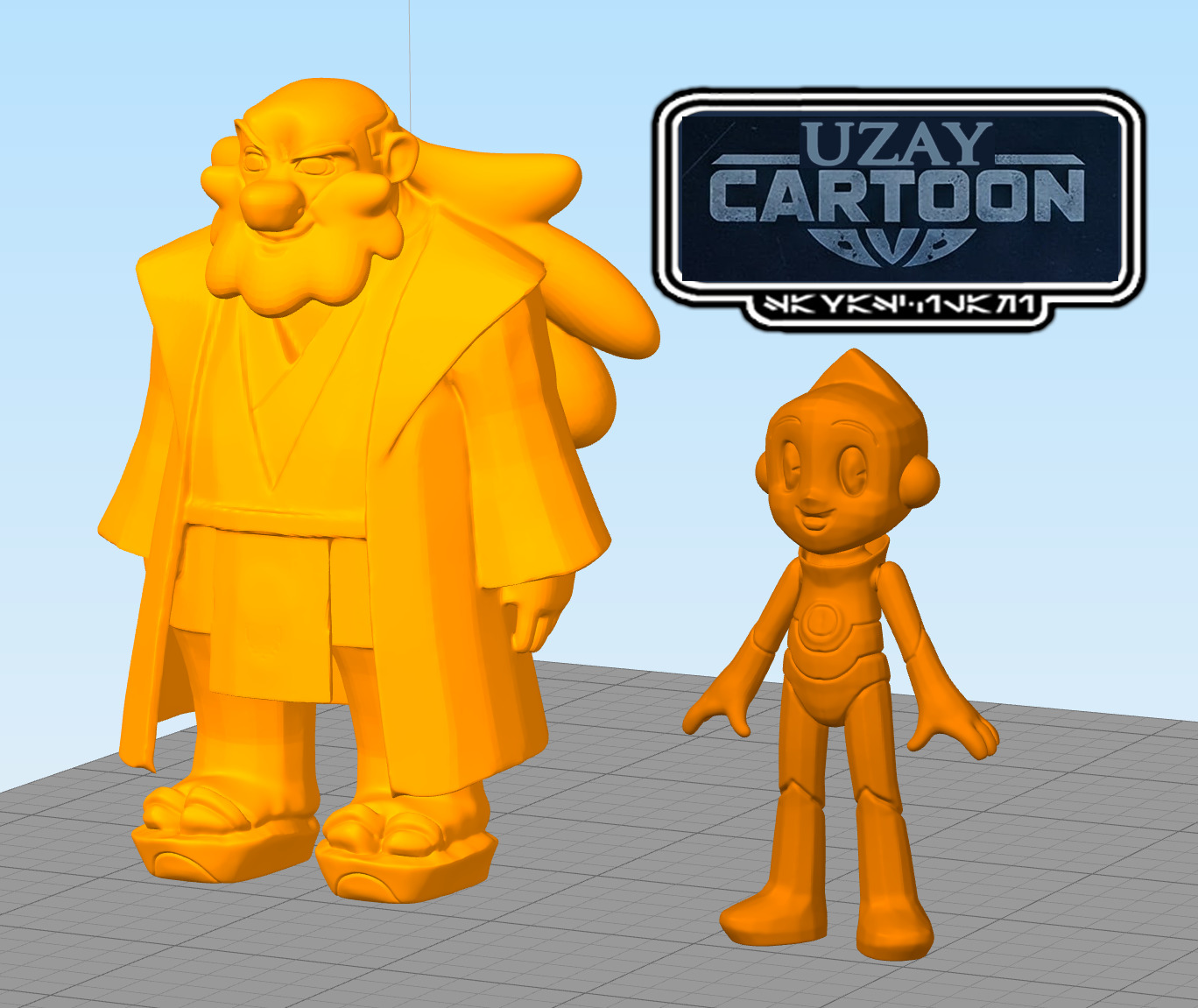 Star wars Visions T0b 1 anda Master mitaka 3D print model_1