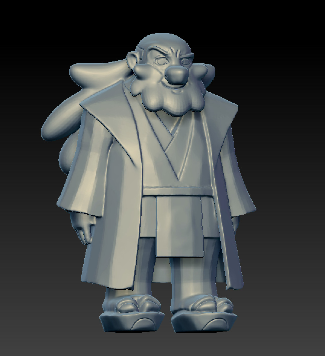 Star wars Visions T0b 1 anda Master mitaka 3D print model_4