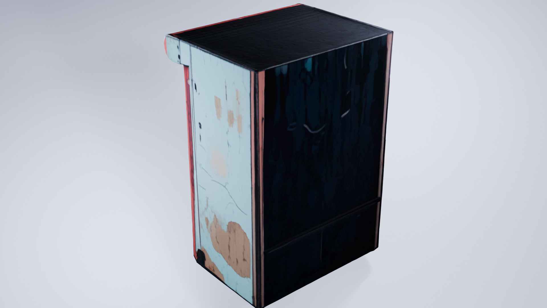 Stylized Low Poly Vending Machine - Cigarettes and Products 3D model_5