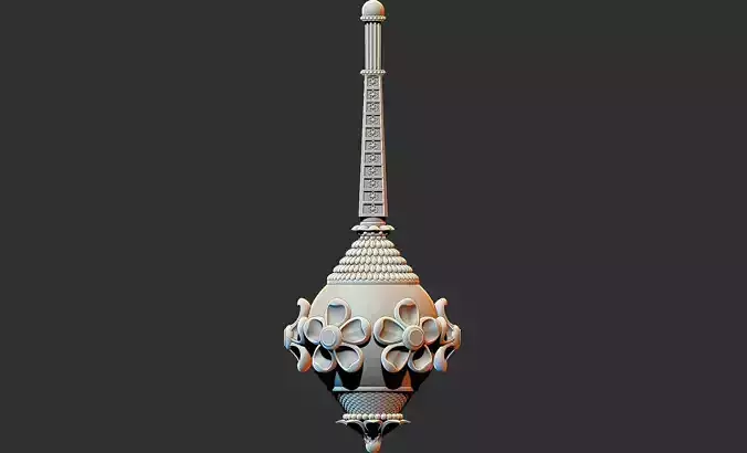 Hanumanji Gada - Weapon - 3D print model
