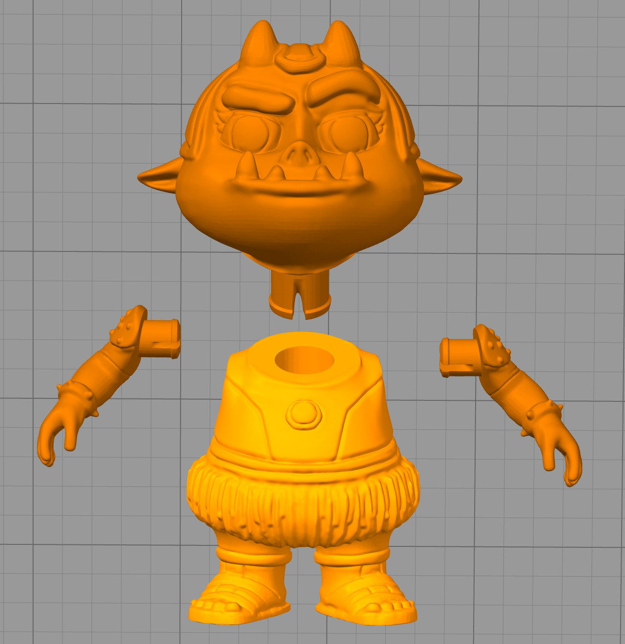 the young jedi adventures articulated PORD 3D print model_2