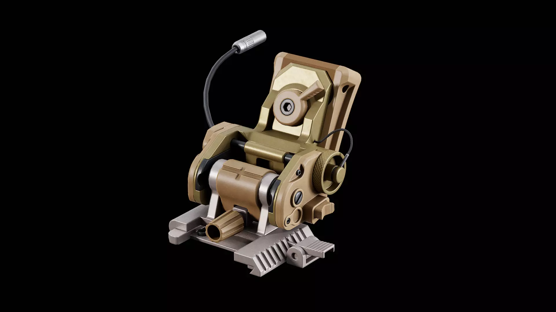 GSGM mount Low-poly 3D model_0