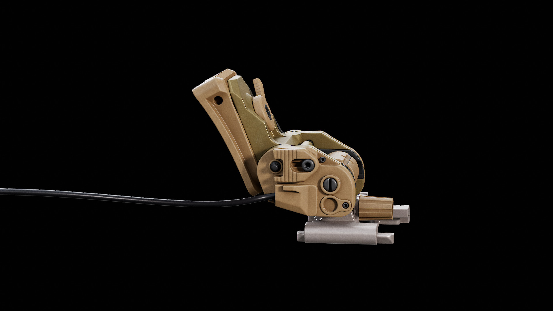 GSGM mount Low-poly 3D model_2