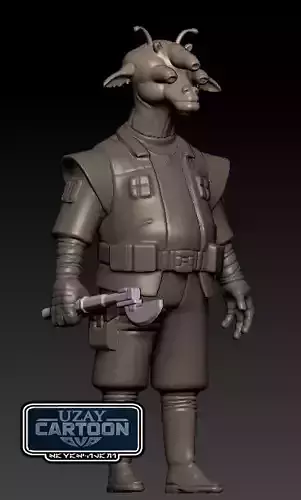 Star wars Resistance articulated Leechee  3D print model