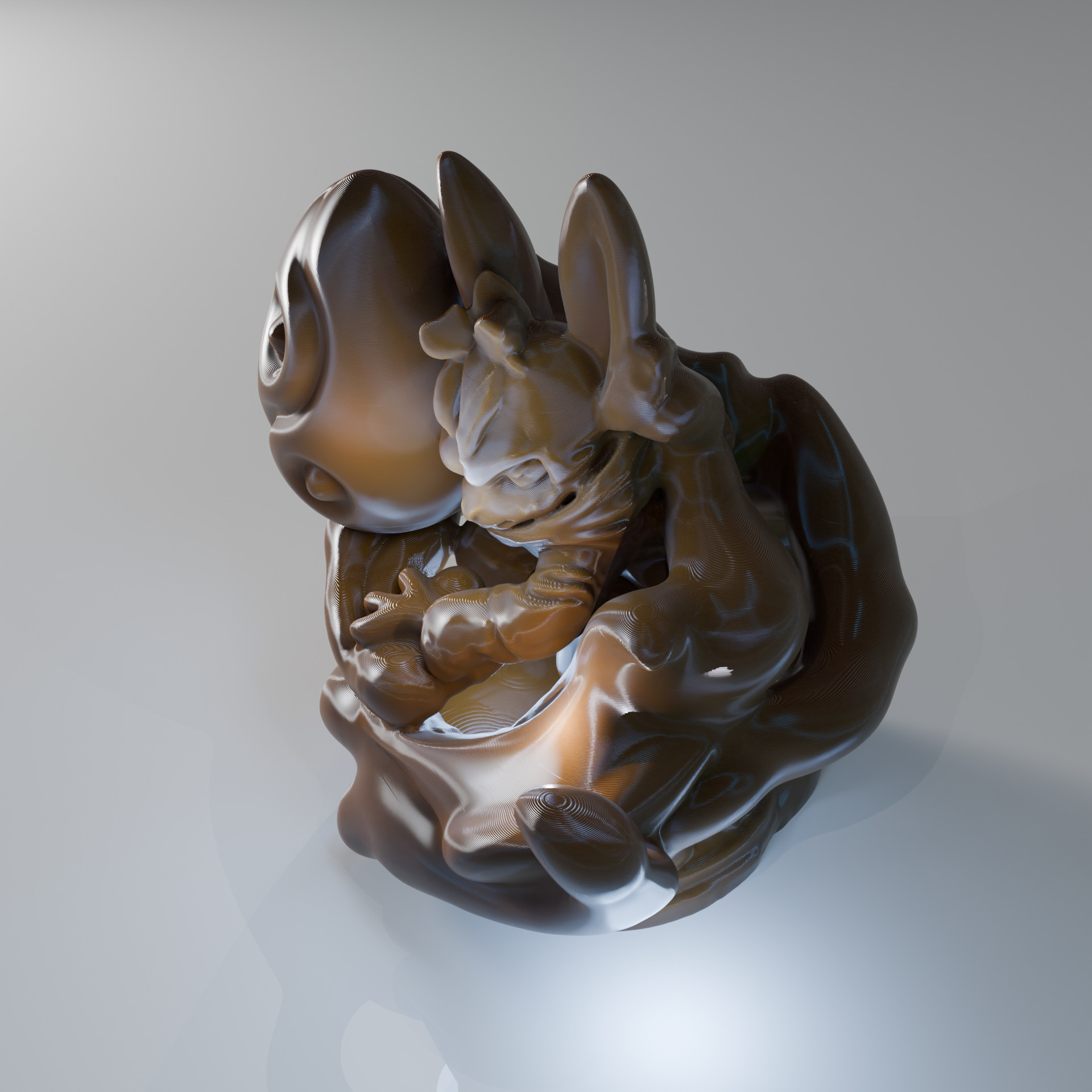 The Egg Hero Spirit of the Chocolate perfect easter surprise 3D print model_4