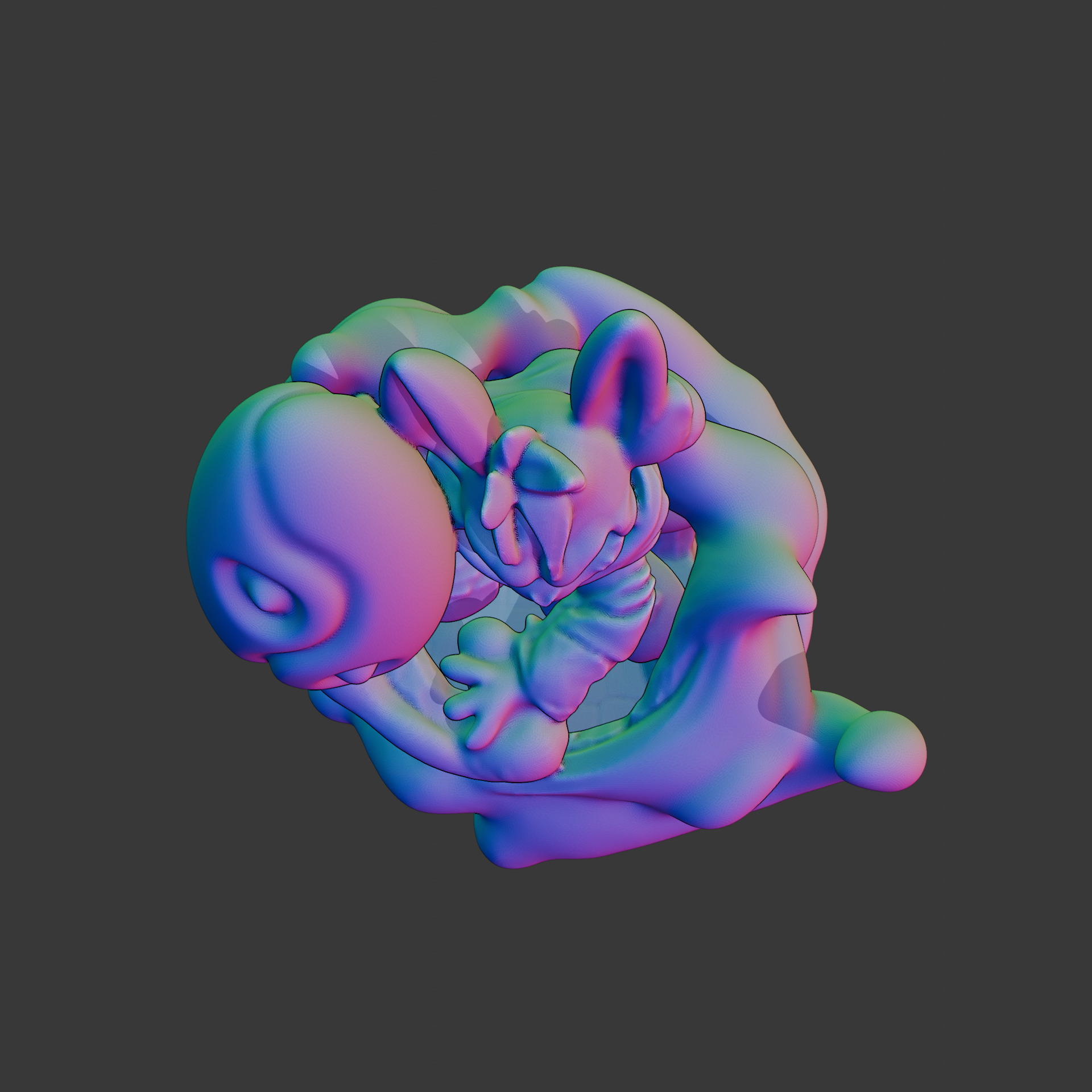 The Egg Hero Spirit of the Chocolate perfect easter surprise 3D print model_10