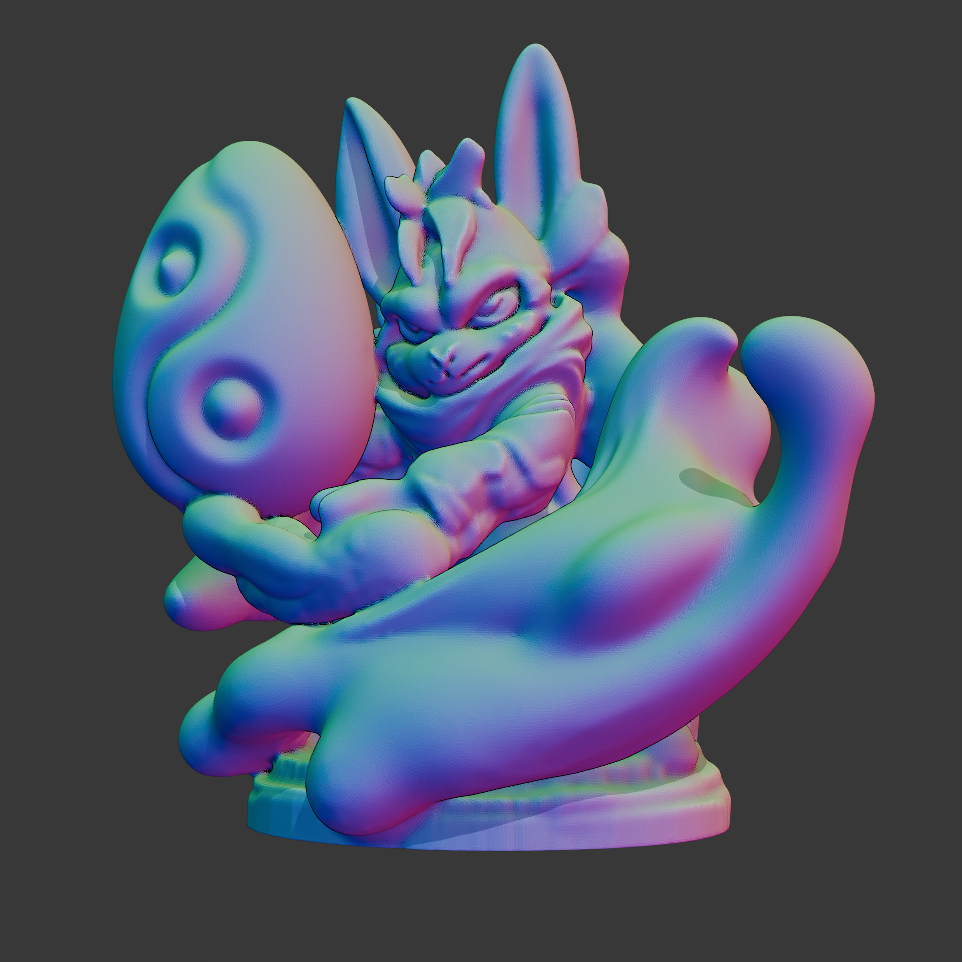 The Egg Hero Spirit of the Chocolate perfect easter surprise 3D print model_5