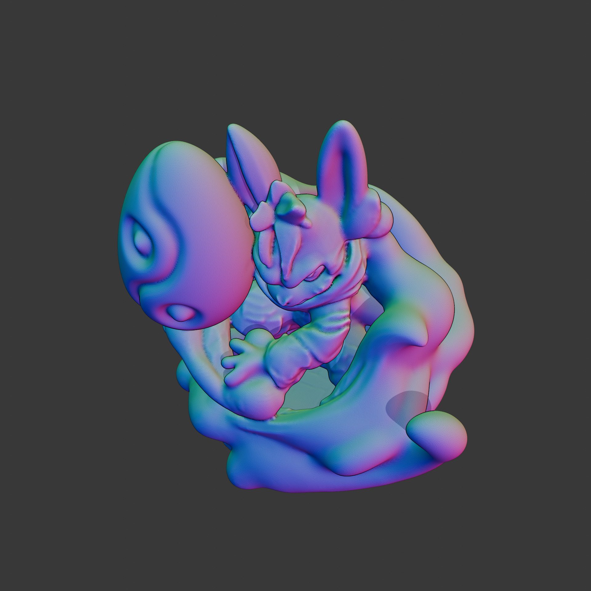 The Egg Hero Spirit of the Chocolate perfect easter surprise 3D print model_9