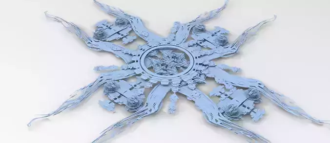 Sci fi Orchid city structure 5