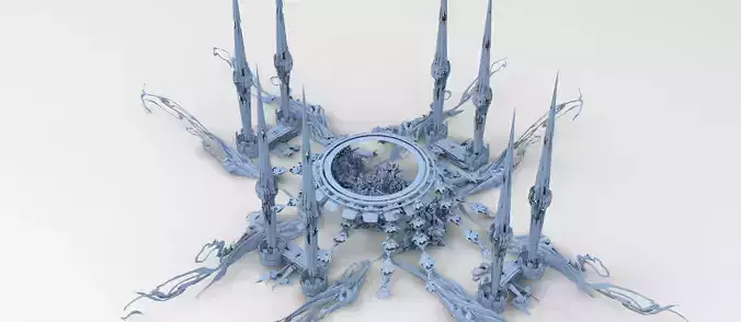 Sci fi Orchid city hall