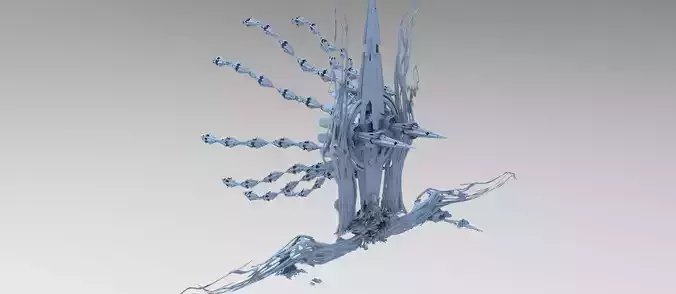 Sci fi Orchid city portal 