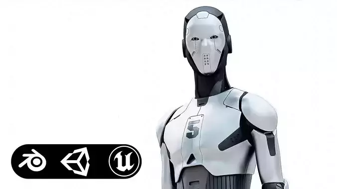 i-HOMO 06  Rigged for Unreal Engine - Unity - MIXAMO