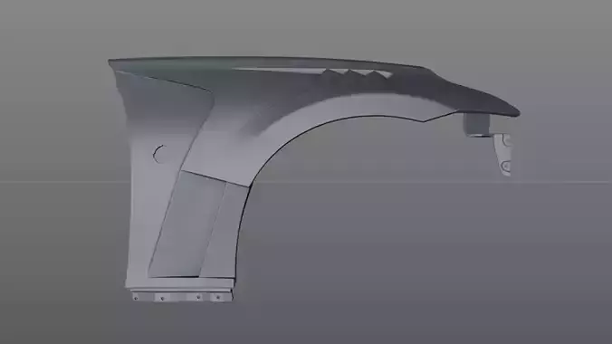 Nissan 370z RS1 style fender 3D print model