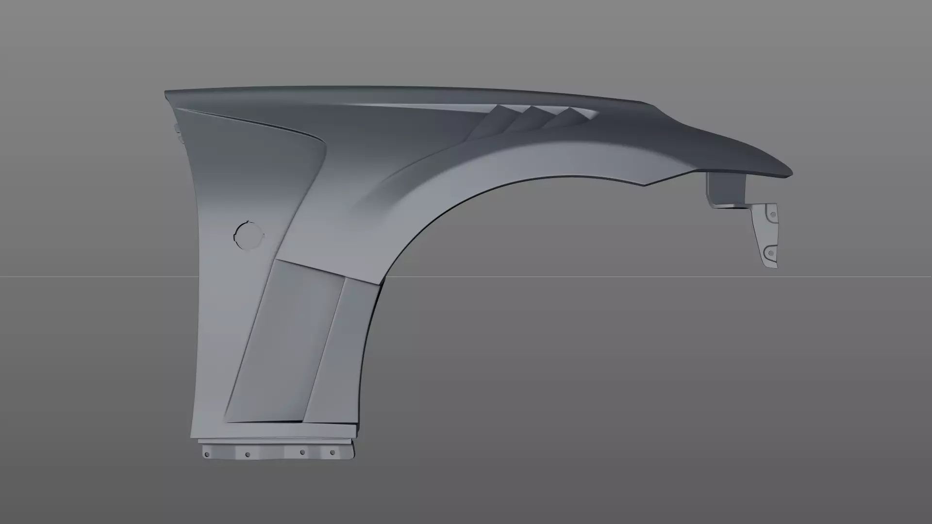 Nissan 370z RS1 style fender 3D print model_0