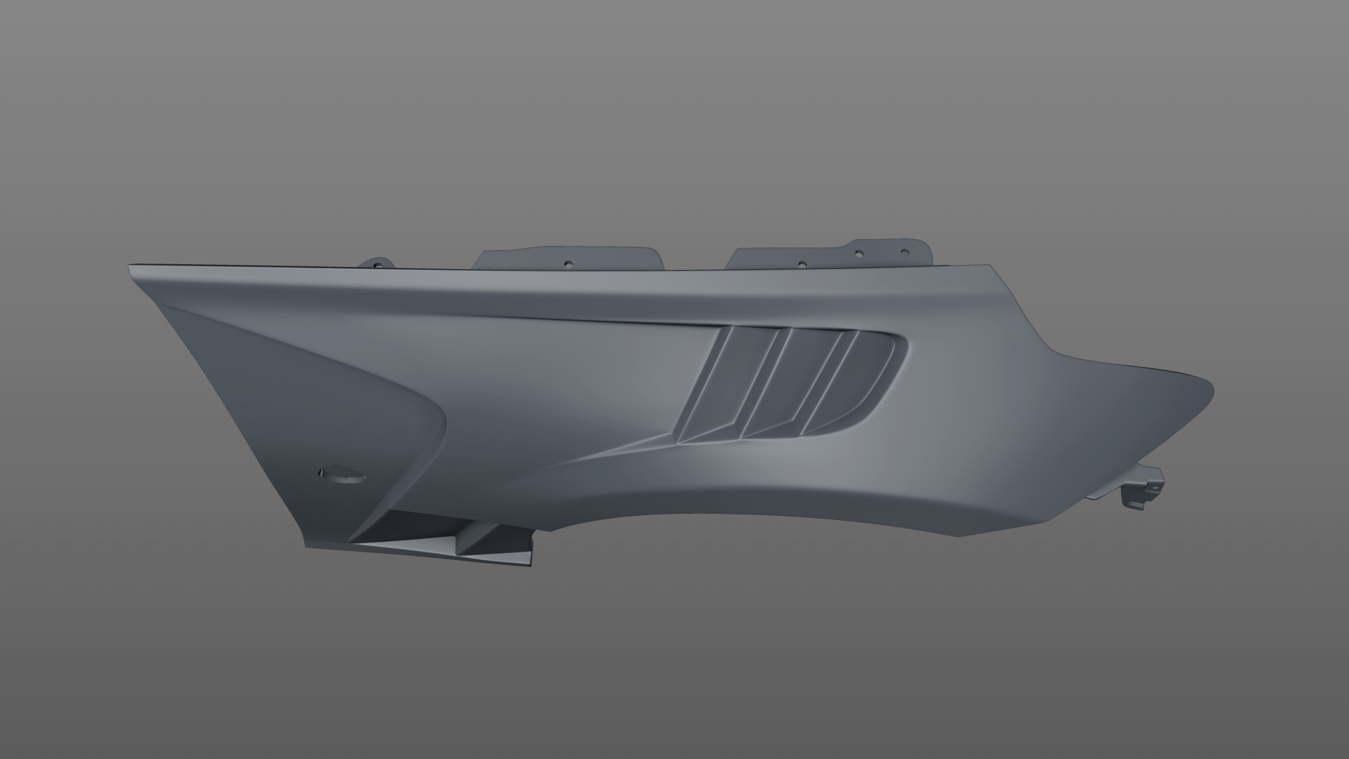 Nissan 370z RS1 style fender 3D print model_3