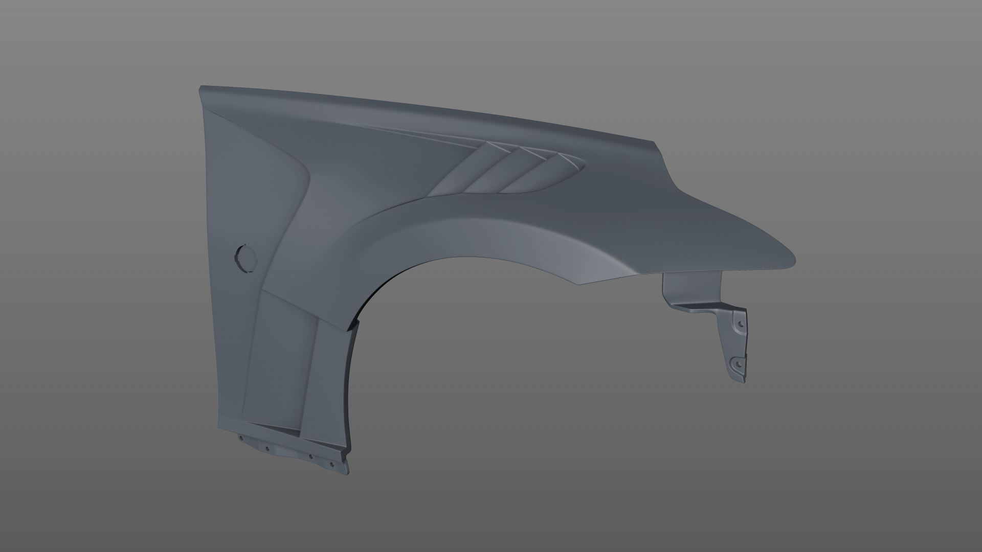 Nissan 370z RS1 style fender 3D print model_1