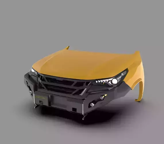 Ecotechne Front Bumper for Toyota Fortuner 