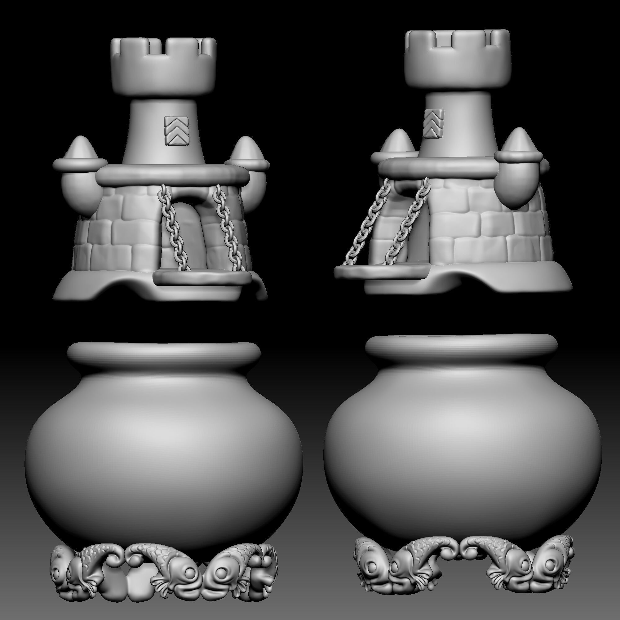 Fish Cleo - Disney - 011 3D print model_9