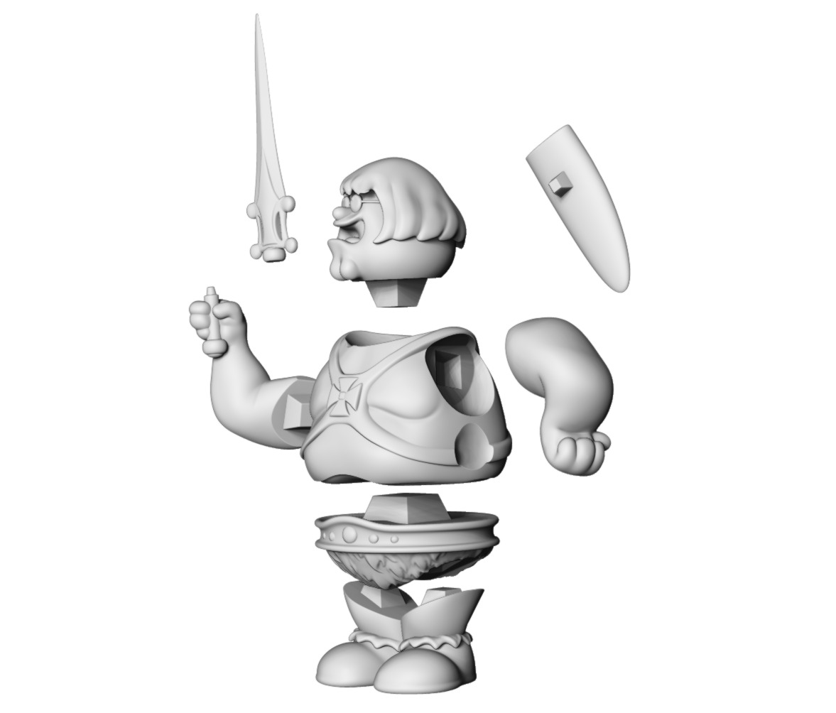 He-Man Peter Griffin Masters Of The Universe 3D print model_13