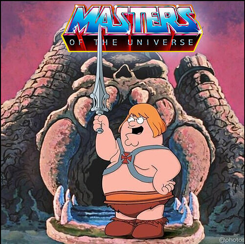 He-Man Peter Griffin Masters Of The Universe 3D print model