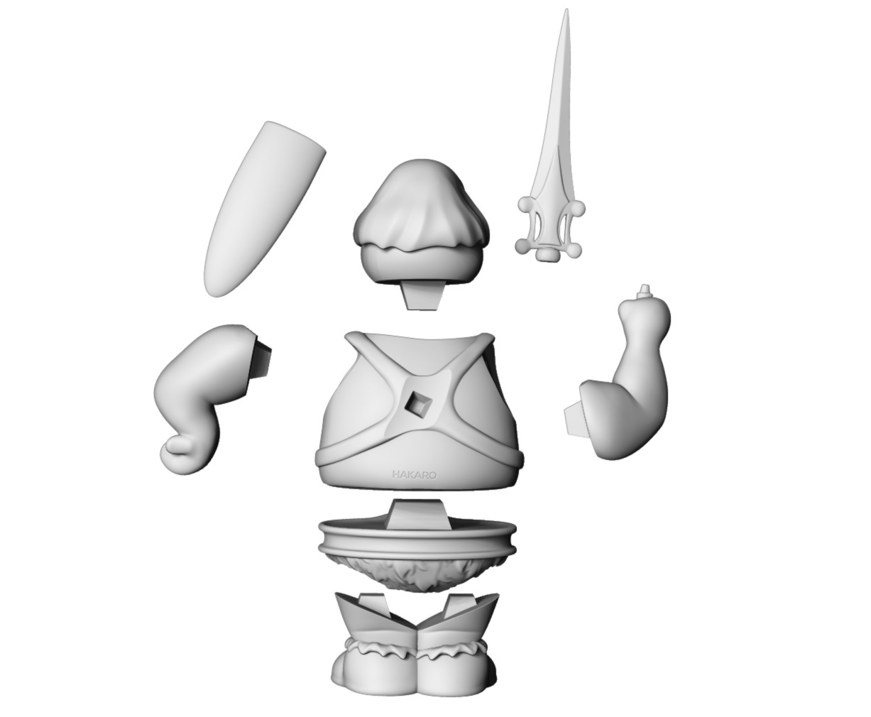 He-Man Peter Griffin Masters Of The Universe 3D print model_11