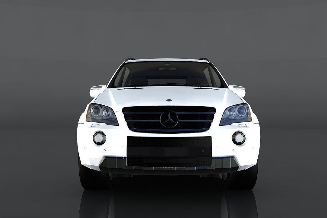 Mercedes Benz ML 63 Low-poly 3D model_1