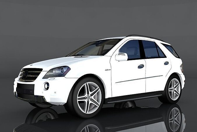 Mercedes Benz ML 63 Low-poly 3D model