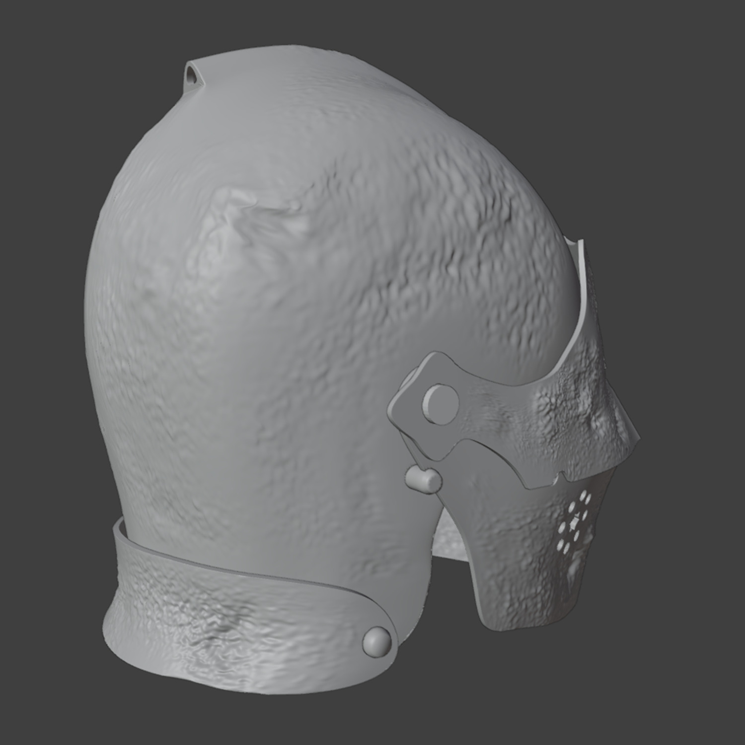 Moss Knight Armor set OC 1-1 3D print model_12