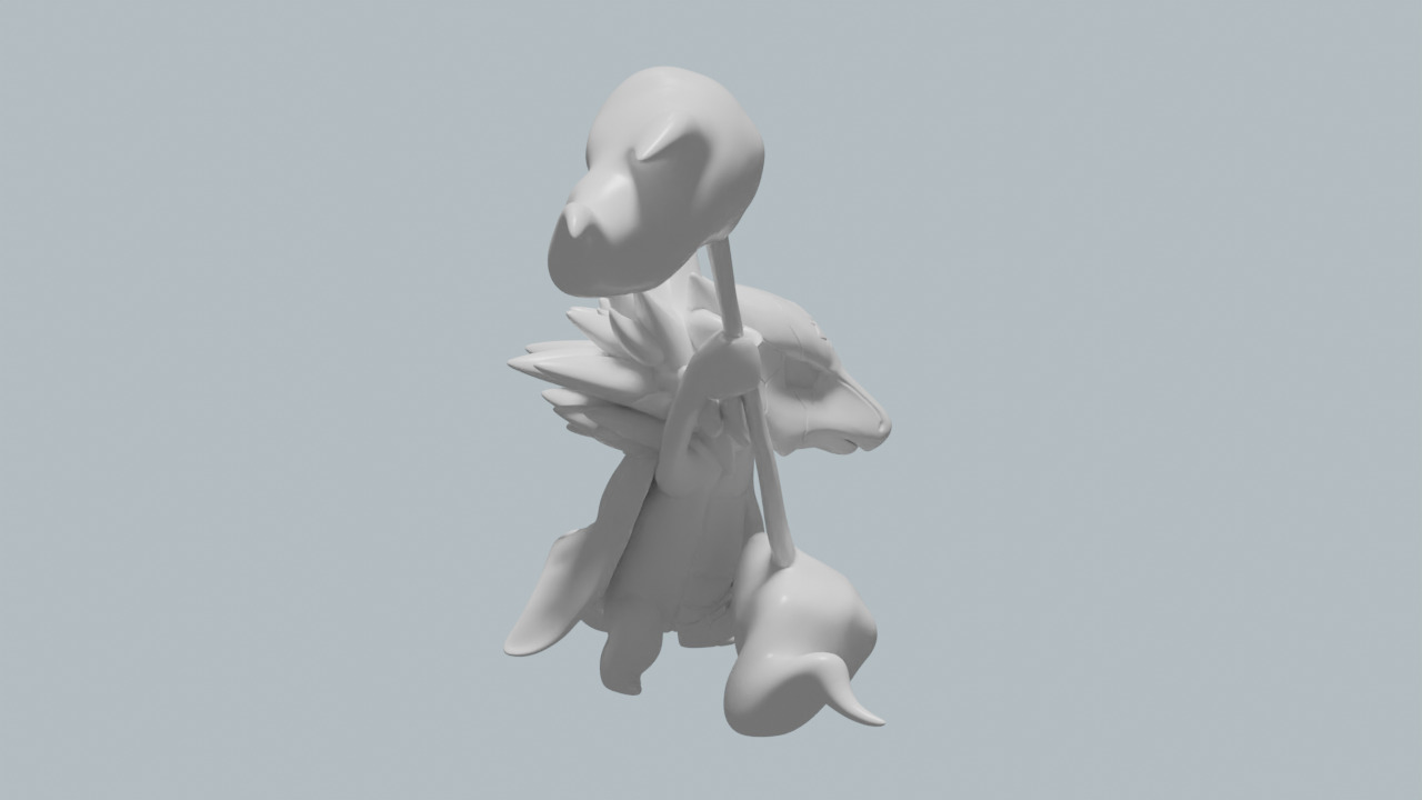 Alolan Marowak 3D print model_2