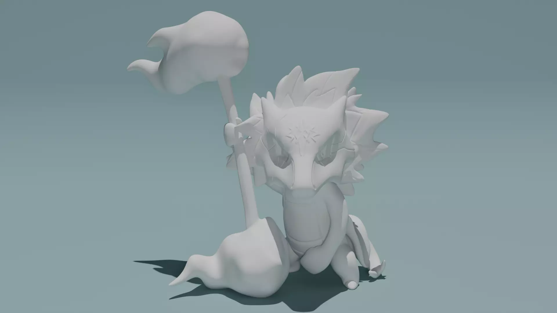 Alolan Marowak 3D print model_0