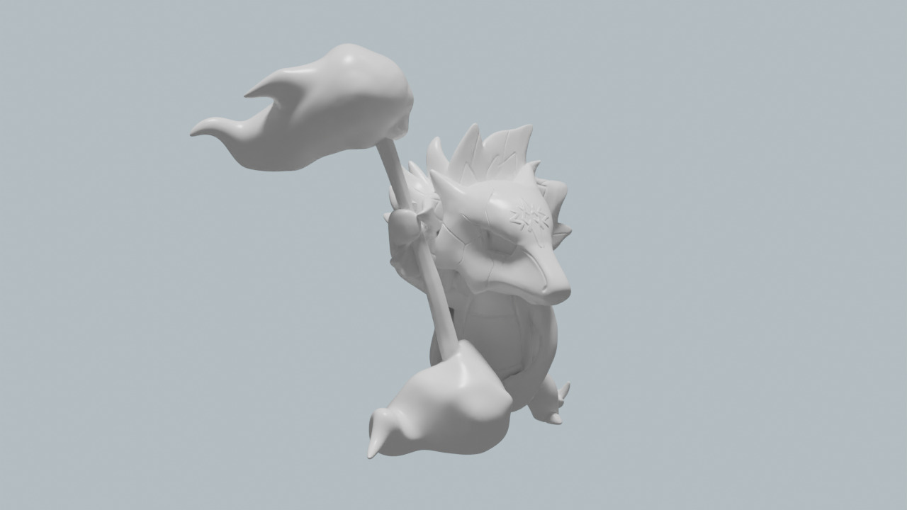 Alolan Marowak 3D print model_1