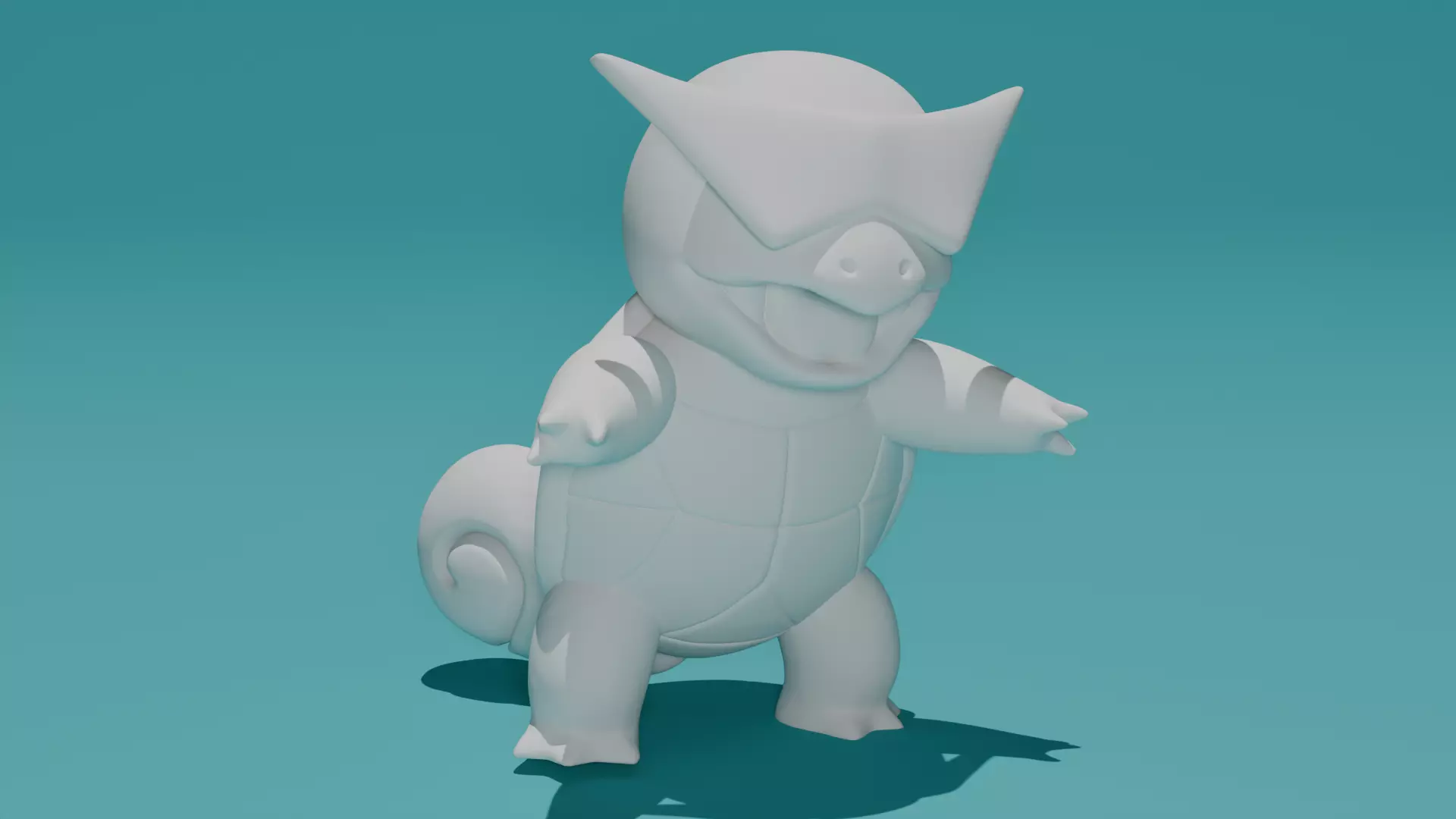 Super Cool Glasses Squirtle 3D print model_0