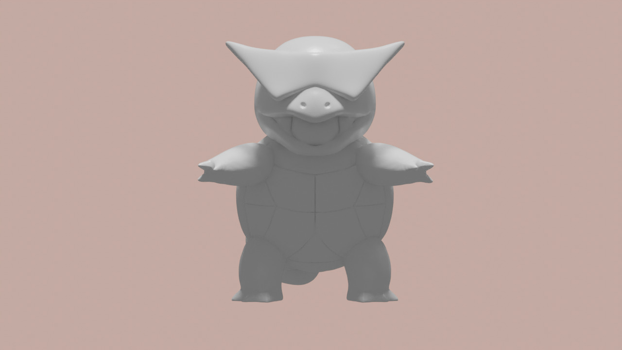 Super Cool Glasses Squirtle 3D print model_1
