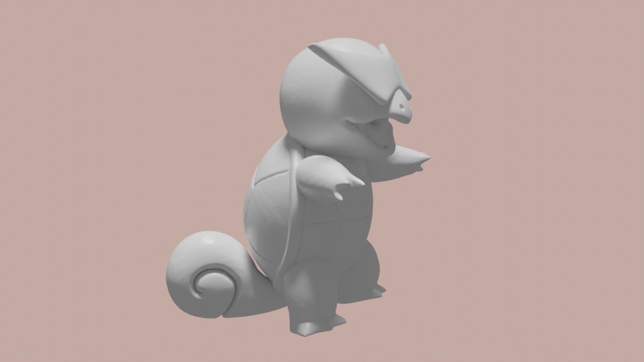 Super Cool Glasses Squirtle 3D print model_2