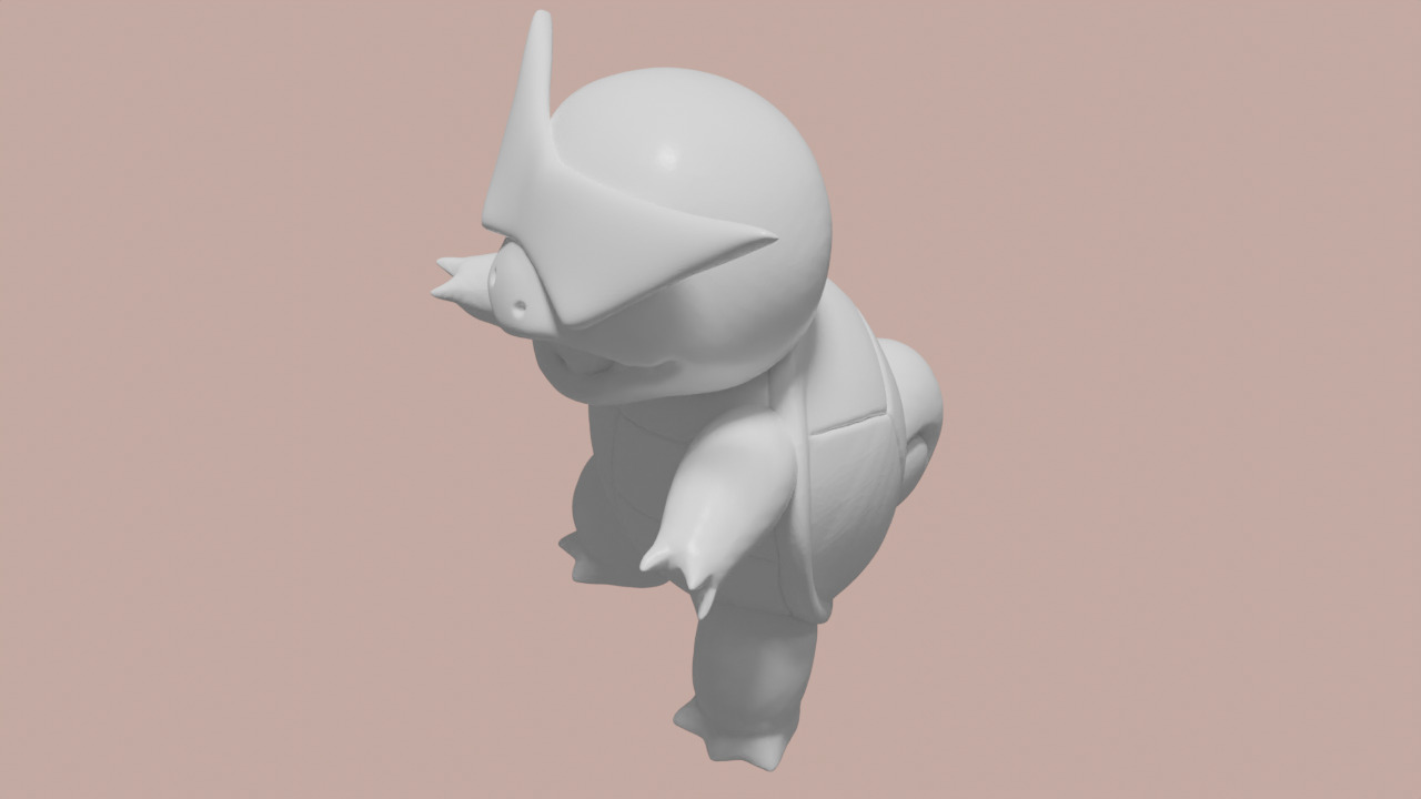 Super Cool Glasses Squirtle 3D print model_5