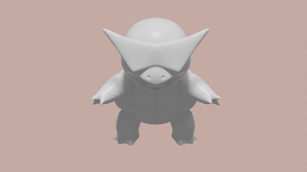 Super Cool Glasses Squirtle 3D print model_4