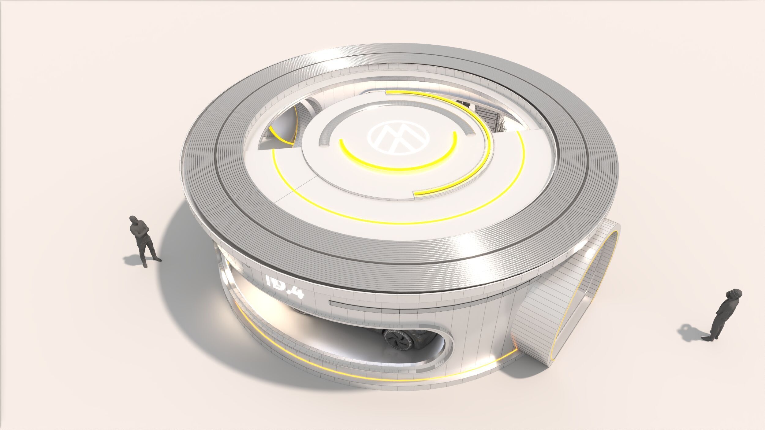 booth exhibition pop up store 3D model_10