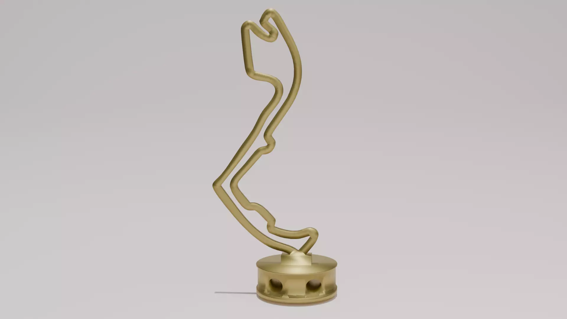 F1 Monaco Grand Prix Trophy 3D print model_0
