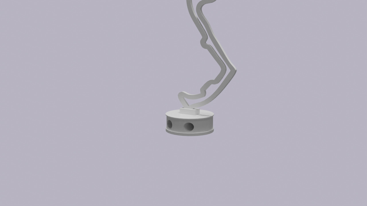 F1 Monaco Grand Prix Trophy 3D print model_3