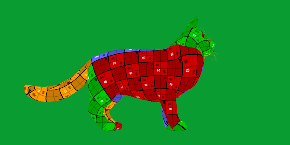 Turkish Van Domestic Cat Low-poly 3D model_37