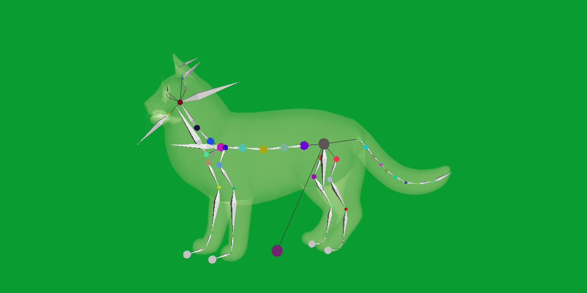 Turkish Van Domestic Cat Low-poly 3D model_43