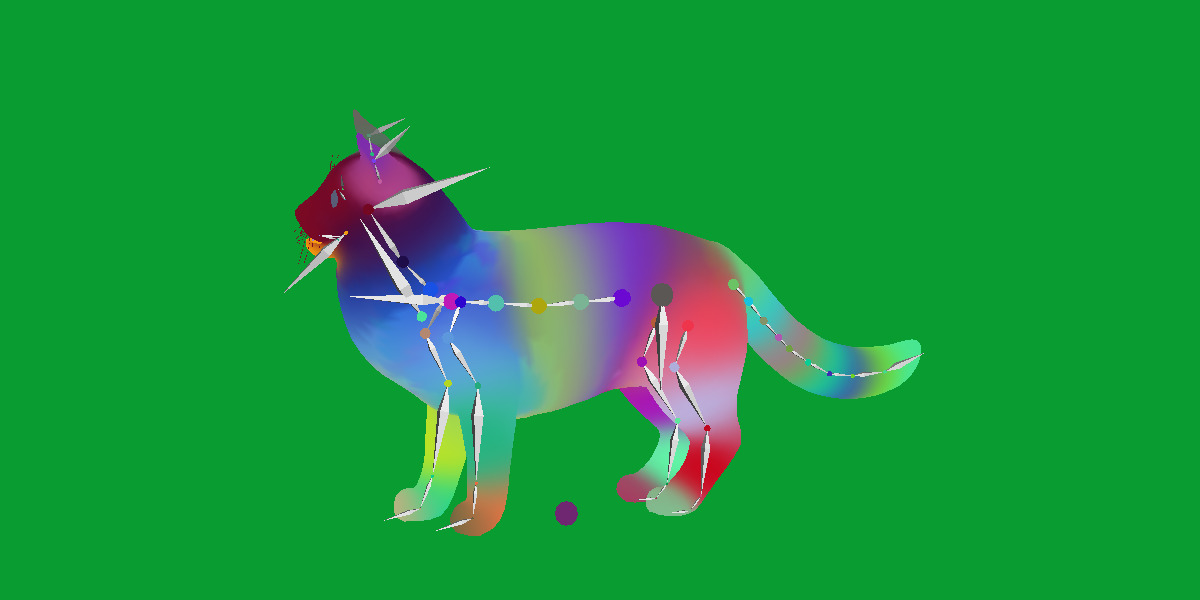 Turkish Van Domestic Cat Low-poly 3D model_44