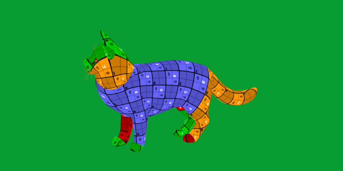 Turkish Van Domestic Cat Low-poly 3D model_35