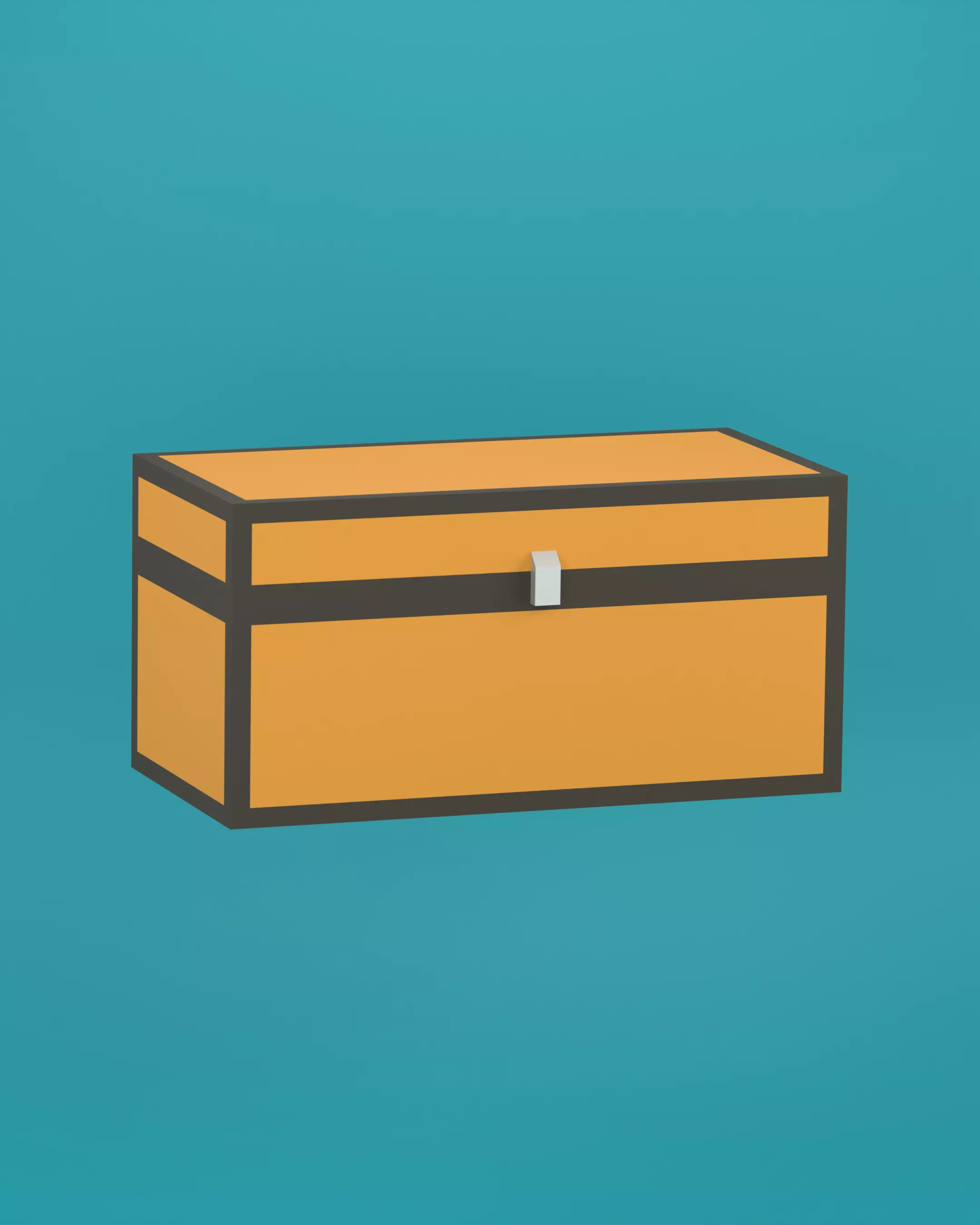 Minecraft Chest cartridge 3D print model 3D print model_0