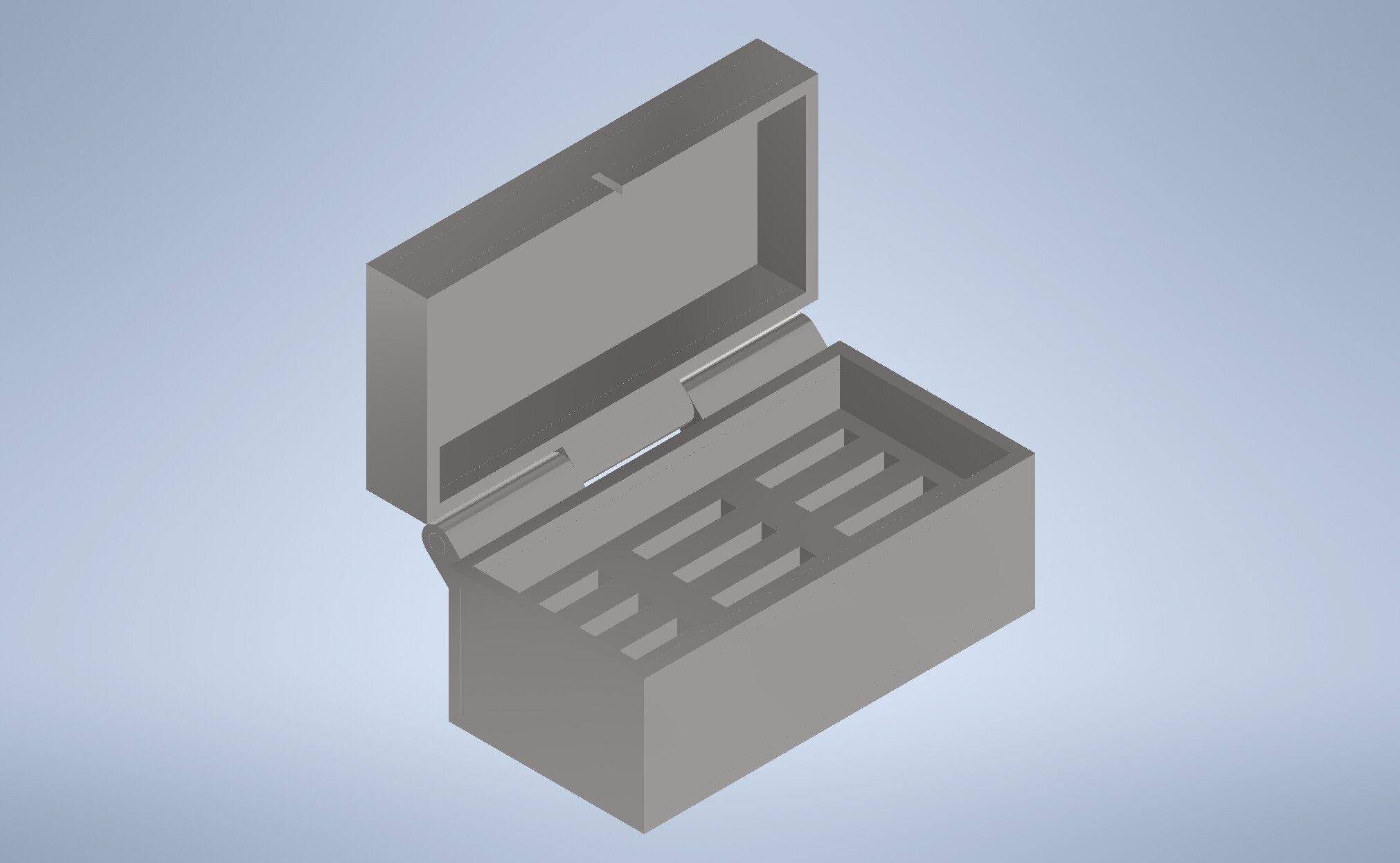 Minecraft Chest cartridge 3D print model 3D print model_4