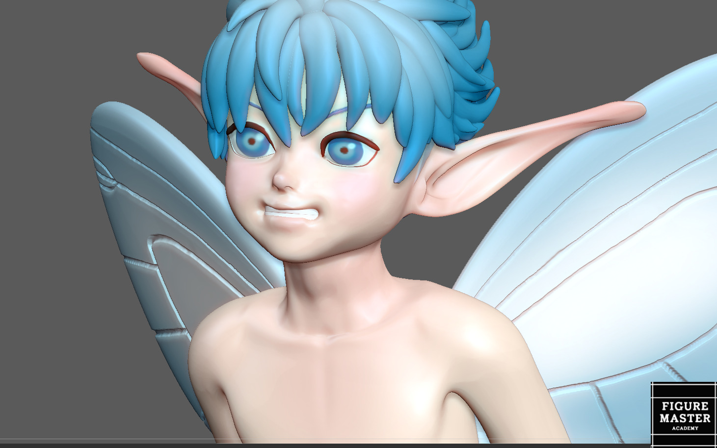 PUCK BERSERK POSE 2 FAIRY ANIME GUTS 3D PRINT 3D print model_5